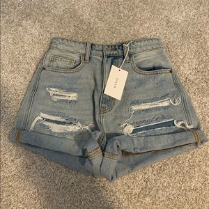 High waisted mom shorts!